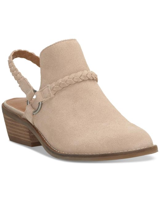 Lucky Brand Natural Fenise Slingback Braided Shooties