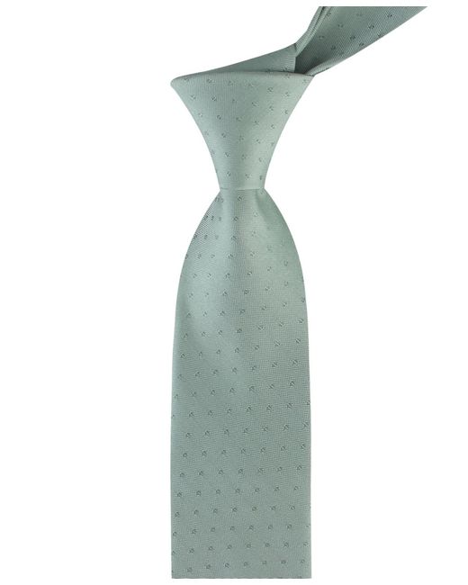 Calvin Klein Green Brack Solid Unsolid Pattern Classic Tie for men
