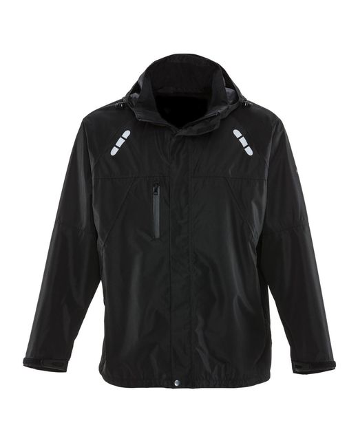Refrigiwear Black Lightweight Rainwear Jacket for men