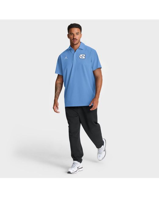 Nike Carolina Blue North Carolina Tar Heels 2025 Coaches Sideline Polo Shirt for men