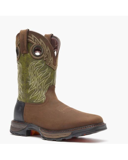 Durango Brown Maverick Xp Waterproof Western Work Boot for men