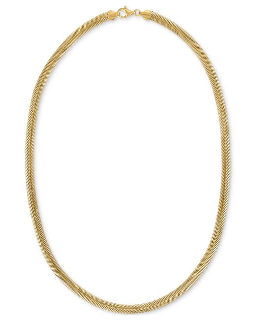 Macy's Metallic Diamond-cut Wide Snake Chain Necklace for men