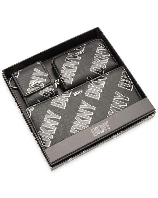 DKNY Black Phoenix 3 In 1 Wallet Gift Box Set