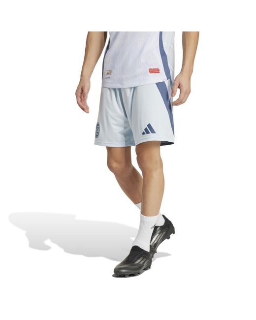 Adidas Blue Chicago Fire Away 2025 Municipal Device Kit Authentic Shorts for men