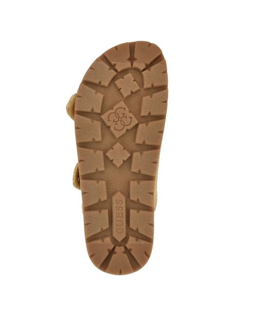 Guess Multicolor Fasten Double-buckle Footbed Sandals