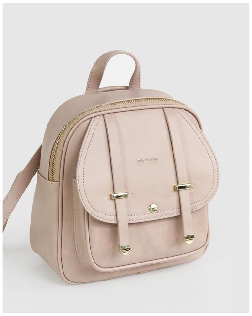 Belle & Bloom Natural Camila Leather Backpack