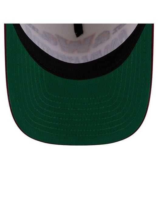 KTZ Washington Commanders Structured-fit A-frame 9fifty Snapback Hat for men