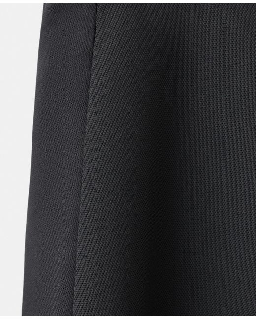 Mango Black Wool Blend Suit Pants