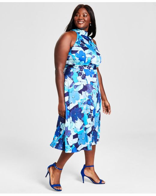 Tahari halter clearance dress