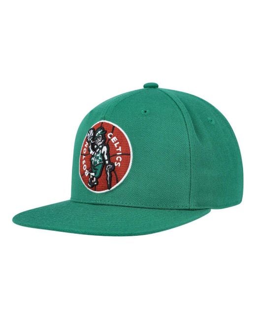 Mitchell & Ness Teal Charlotte Hornets Hardwood Classics MVP Team Ground 2.0 Fitted Hat