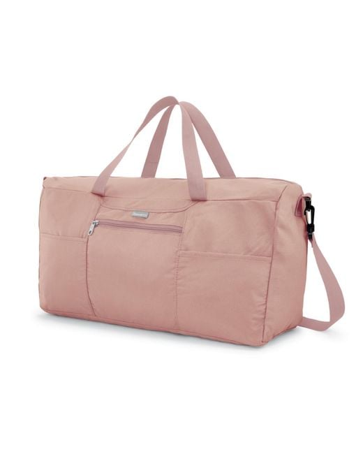 Samsonite Pink Foldaway Duffel