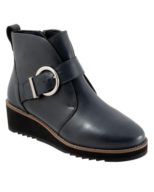 Trotters Black Wendi Boot