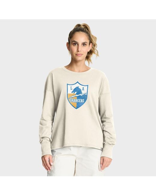 Fanatics White Los Angeles Chargers Dove Legacy Long Sleeve T-shirt