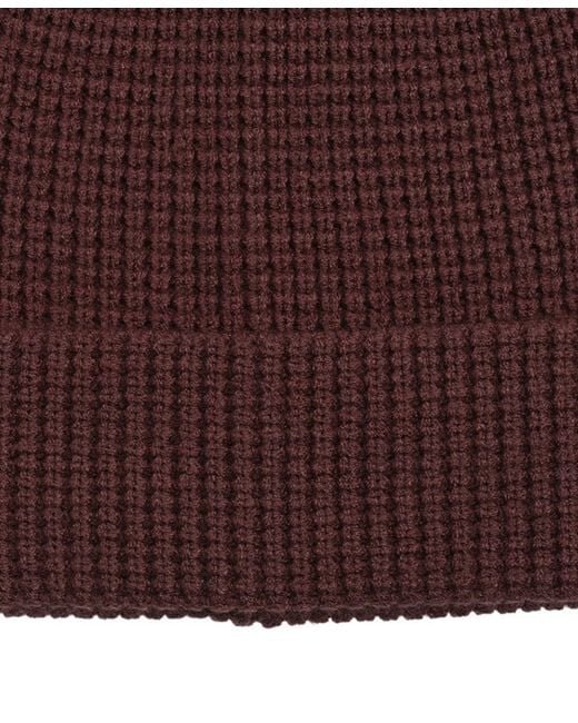 Alfani Purple Cuffed Waffle Beanie for men
