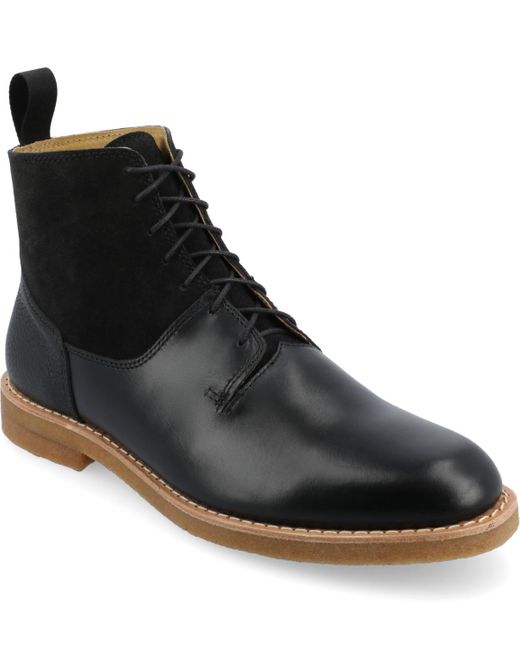 Taft Black The Douglas Plain-toe Boot for men