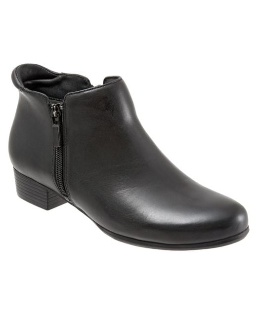 Trotters Black Major Bootie