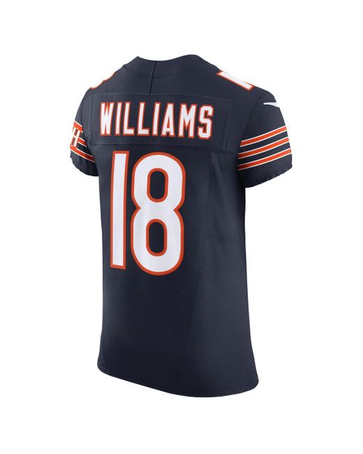 Nike Blue Caleb Williams Chicago Bears Team Vapor F.u.s.e. Elite Jersey for men