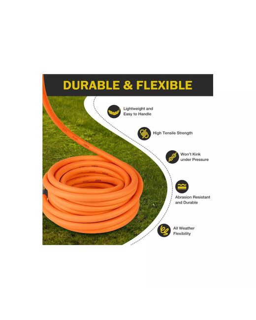 Koto Orange 50' Expandable Water Garden Hose Leak-proof