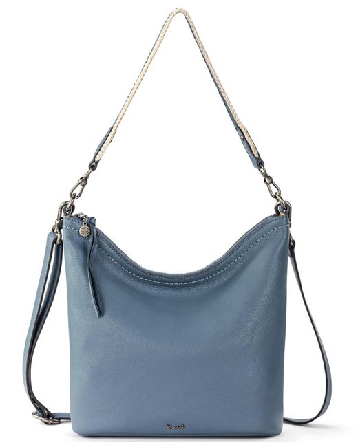 The Sak Blue Jasmine Leather Crossbody Bag
