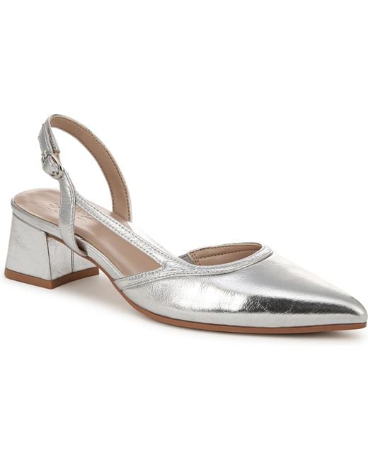 Naturalizer Metallic Mila Pointed Toe Slingback Pumps