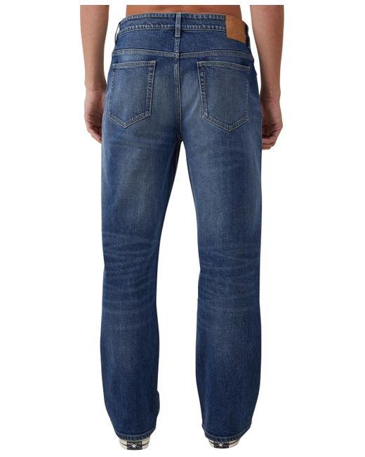 Cotton On Blue Relaxed Boot Cut Jean for men
