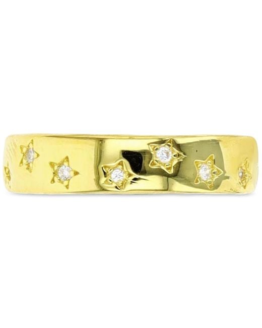 Macy's Yellow Cubic Zirconia Star Band Ring (0.174 Ct. T.w.
