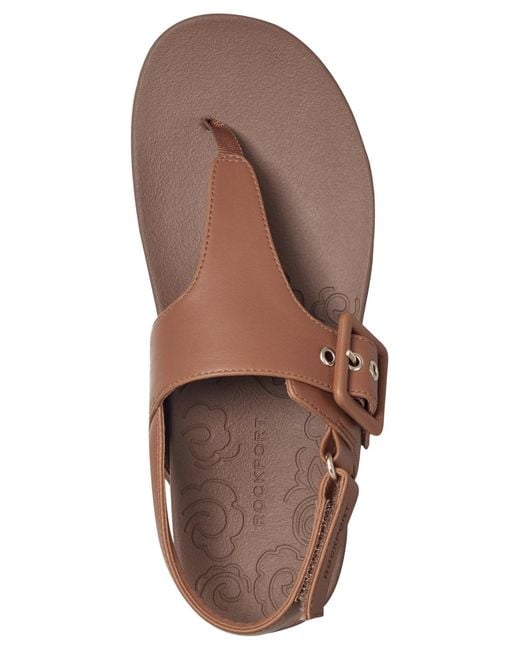 Rockport Brown Rora Flat Sandals