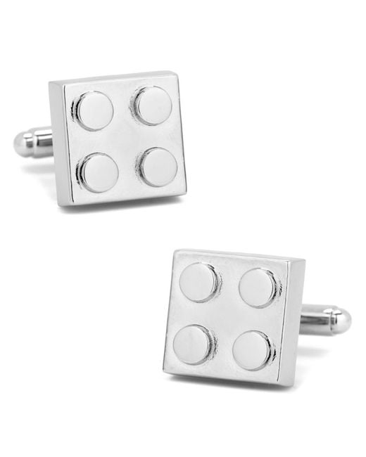 Cufflinks Inc. White Building Block Cufflinks for men