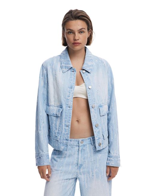 Desigual Blue Denim Jacket