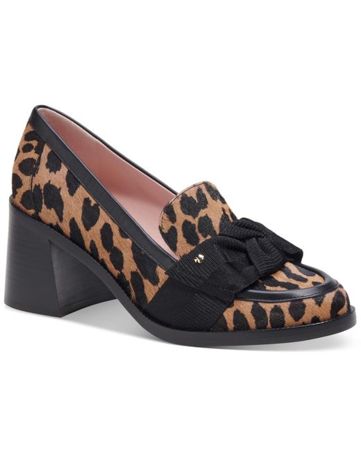 Kate spade leopard best sale loafers