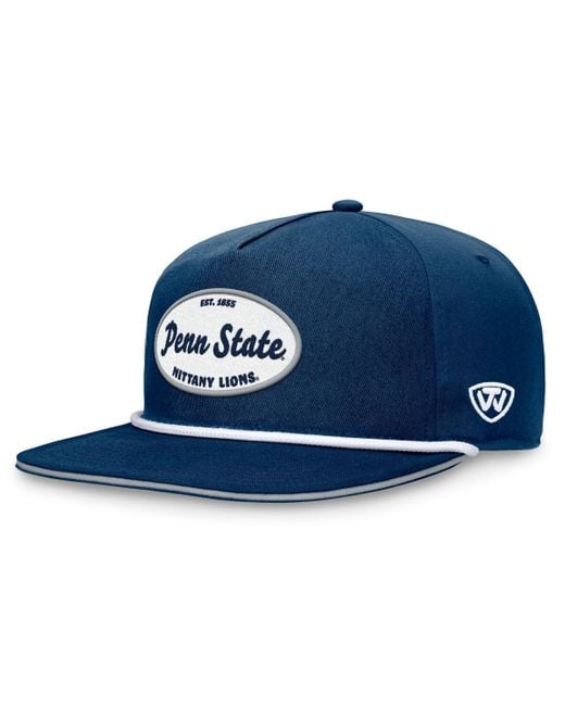 Top Of The World Blue Navy Penn State Nittany Lions Iron Golfer Adjustable Hat for men