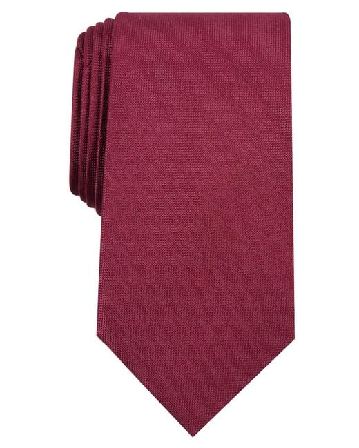 Club Room Red Solid Tie for men