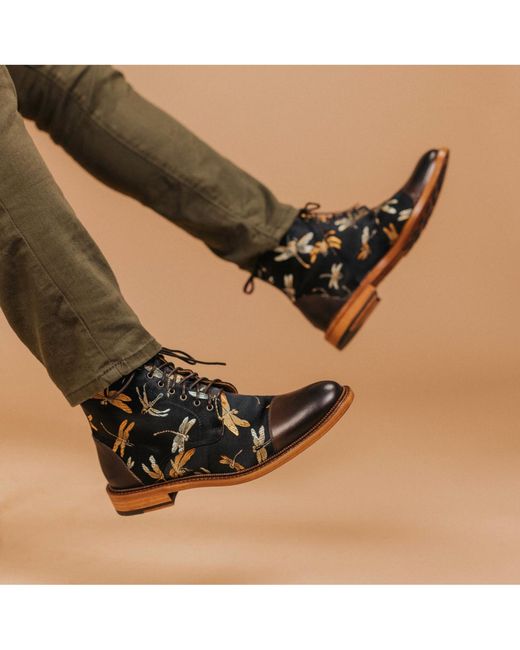 Taft Black Jack Lace-up Cap-toe Boot for men