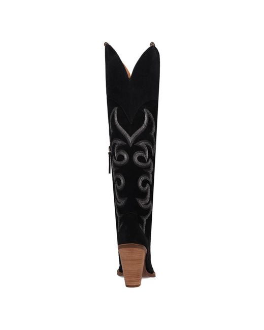 Dingo Black Primadonna Suede Boot