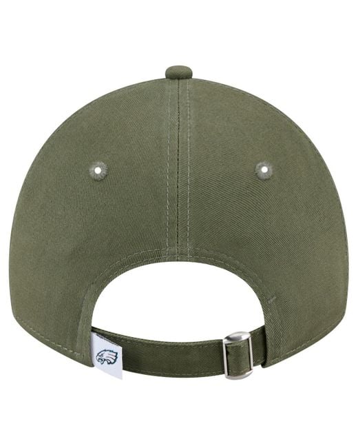 KTZ Green Philadelphia Eagles Main 9twenty Adjustable Hat for men