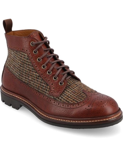 Taft Brown The Boston Longwing Boot for men