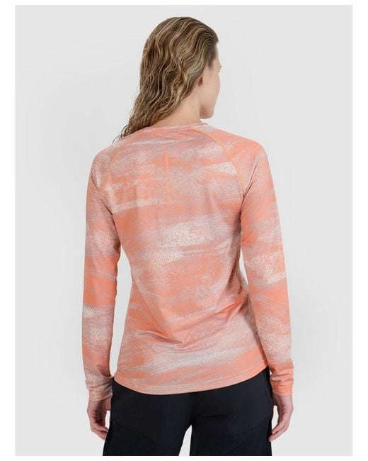 4F Pink Quick-drying Cycling Longsleeve