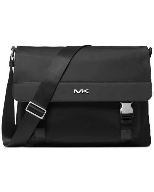 Michael Kors Black Cargo Mk Messenger Bag for men