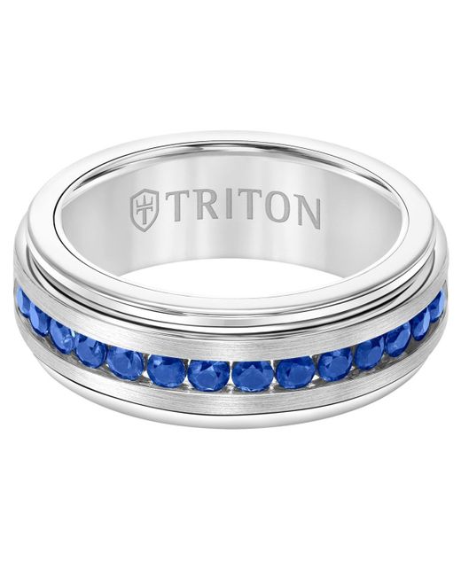Triton Blue Sapphire Wedding Band (1-1/2 Ct. T.w. for men