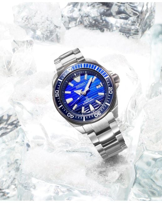 men's automatic prospex diver stainless steel bracelet watch 44mm