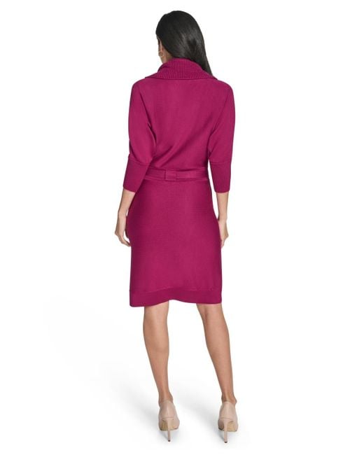 jessica howard sweater dress L (12-14) New Jessica Howard Petite Cable-Knit Sweater