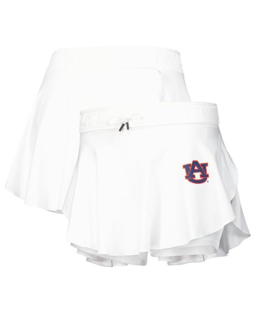 Under Armour White Auburn Tigers Gameday Split Soft Skort