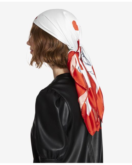 Steve Madden Red Stupid Cupid Perfect Pair Scarf Set