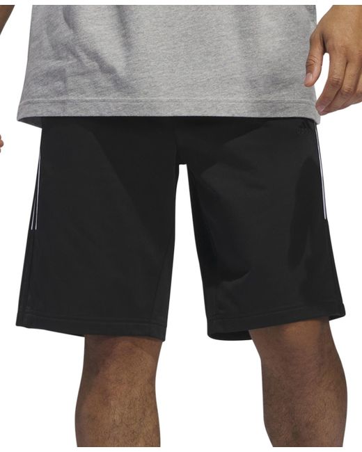 Adidas Gray Essentials Colorblocked Tricot Shorts for men