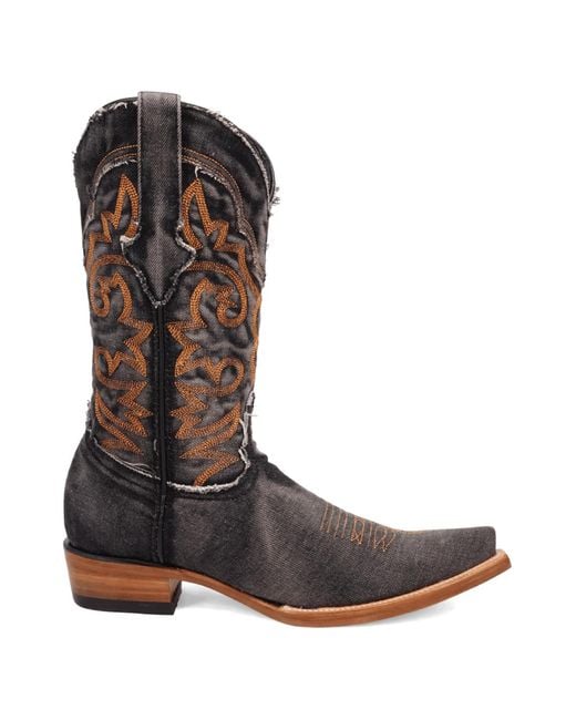 Dingo Brown Big Easy Denim Boot for men