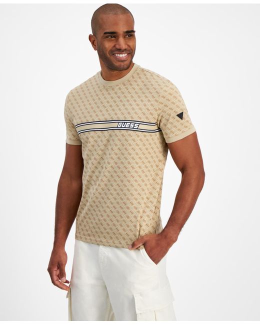 Guess Eco Jamey Logo T shirt in White for Men Lyst