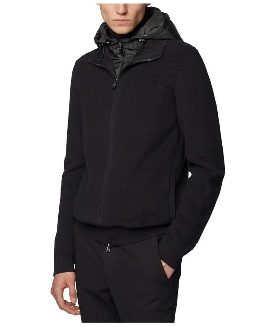 hugo boss men's zip jacket