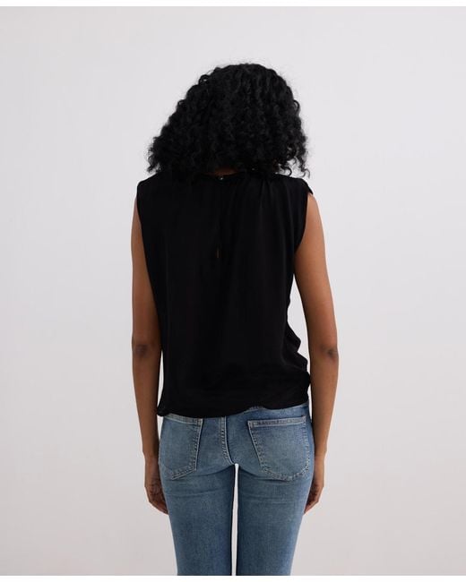 REISTOR Black The Knot-so-basic Top
