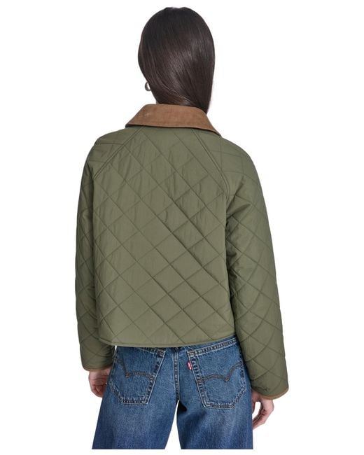 Levi's Blue Diamond Quilted Jacket
