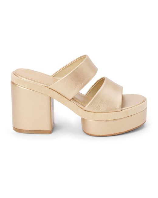 Matisse Natural Graham Platform Sandal
